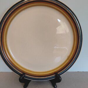 Haniwa Stone Japan Largo Pattern Large Round Platter Vintage